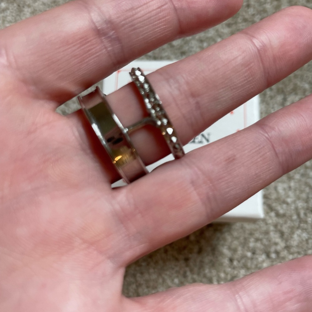 Alexander Mcqueen Double Skull Double Stack Ring - image 3